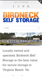 Mobile Screenshot of birdneckselfstorage.com